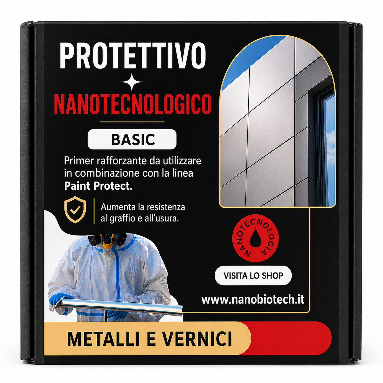 BASIC | Primer Nanotecnologico Invisibile per Paint Protect | Kit 50 ml AUTO E IMBARCAZIONI[11]