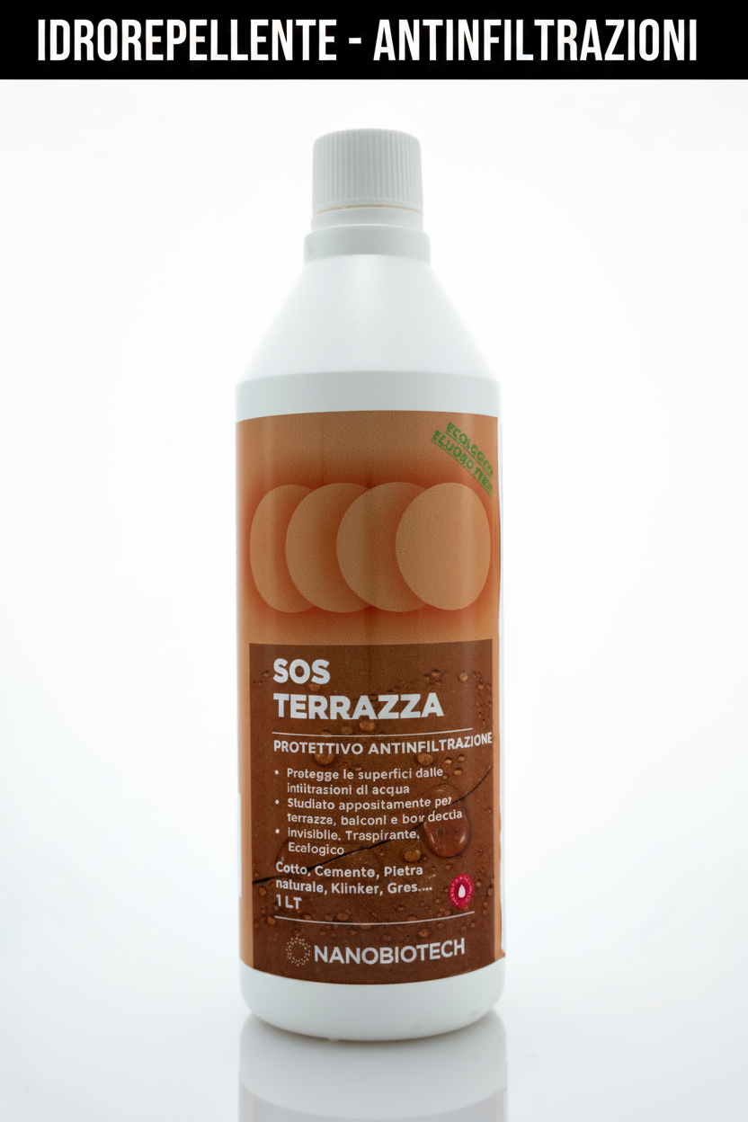SOS TERRAZZA – Sfondo Bianco + Testo Header